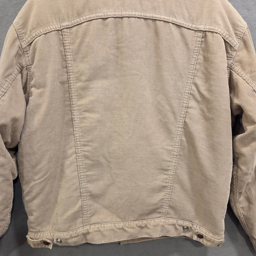 Levi's Corduroy Sherpa Trucker Jacket Men's Medium Western Workwear Cowboy